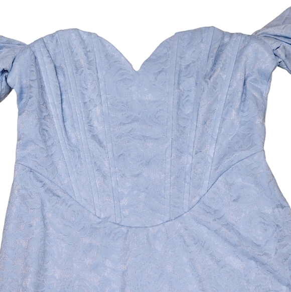 Hello Molly Linking Up Lace Midi Dress Large US 8 NWT - Picture 7 of 14